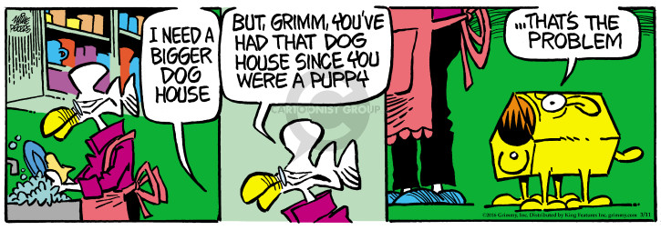 Comic Strip Mike Peters  Mother Goose and Grimm 2016-03-11 since