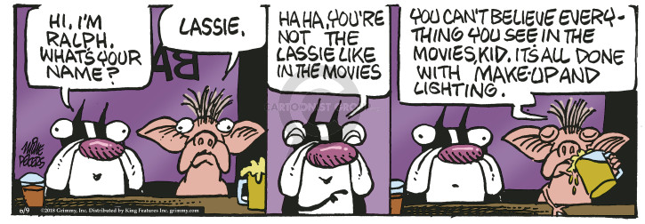 Comic Strip Mike Peters  Mother Goose and Grimm 2018-06-09 Lassie