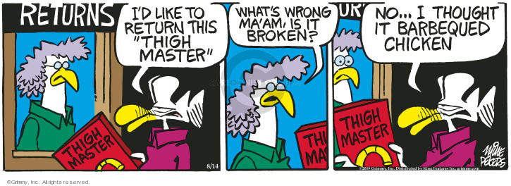 Comic Strip Mike Peters  Mother Goose and Grimm 2019-08-14 wrong