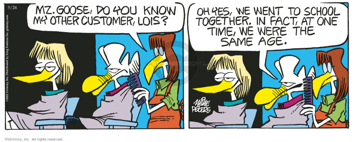 Comic Strip Mike Peters  Mother Goose and Grimm 2022-05-24 time