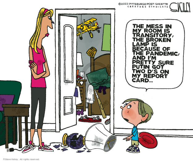 Steve Kelley  Steve Kelley's Editorial Cartoons 2022-05-15 presidential