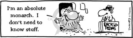 Comic Strip Bob Thaves  King Baloo 1988-09-23 monarch