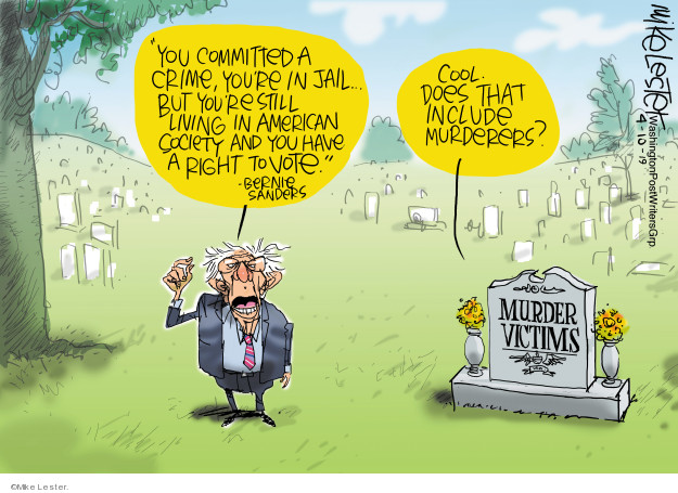 Mike Lester  Mike Lester's Editorial Cartoons 2019-04-10 murder