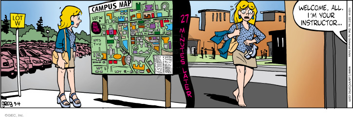 Comic Strip Greg Evans  Luann 2014-09-04 here