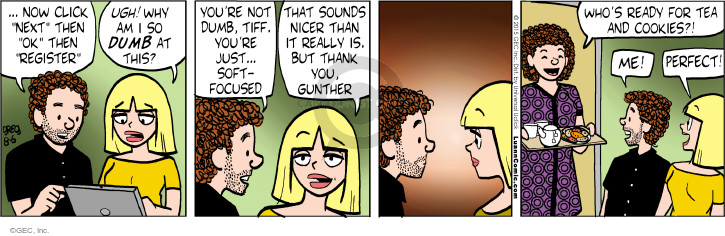 Comic Strip Greg Evans  Luann 2015-08-06 awkward