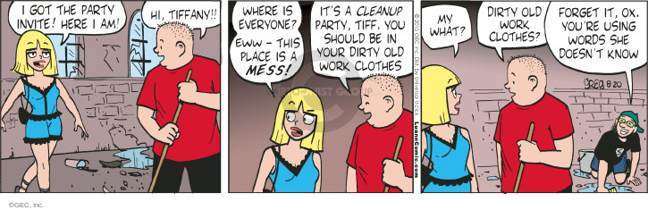 Comic Strip Greg Evans  Luann 2015-08-20 mess