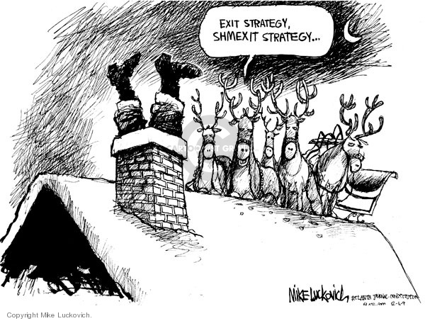 Mike Luckovich  Mike Luckovich's Editorial Cartoons 2009-12-07 exit
