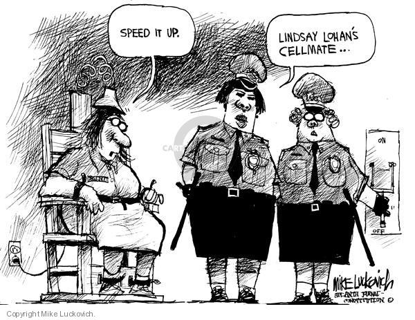 Mike Luckovich  Mike Luckovich's Editorial Cartoons 2010-07-08 arrest