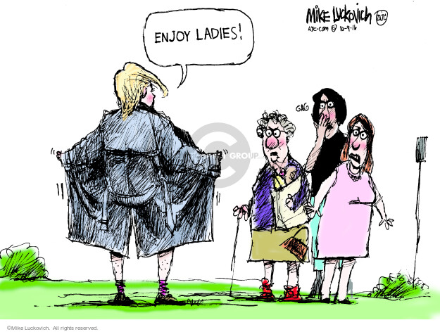 Mike Luckovich  Mike Luckovich's Editorial Cartoons 2016-10-09 female