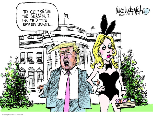 Mike Luckovich  Mike Luckovich's Editorial Cartoons 2018-03-28 celebrate