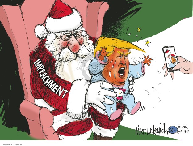 Mike Luckovich  Mike Luckovich's Editorial Cartoons 2019-12-18 political scandal