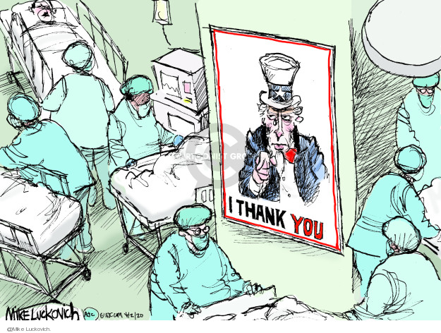 Mike Luckovich  Mike Luckovich's Editorial Cartoons 2020-04-02 medical