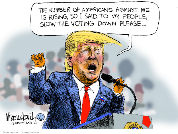 Mike Luckovich's Editorial Cartoons - Donald Trump Comics And ...