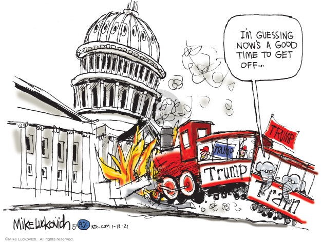 Mike Luckovich  Mike Luckovich's Editorial Cartoons 2021-01-13 Washington