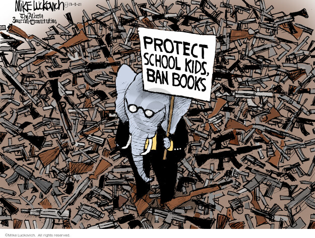 Mike Luckovich  Mike Luckovich's Editorial Cartoons 2021-12-03 gun rights