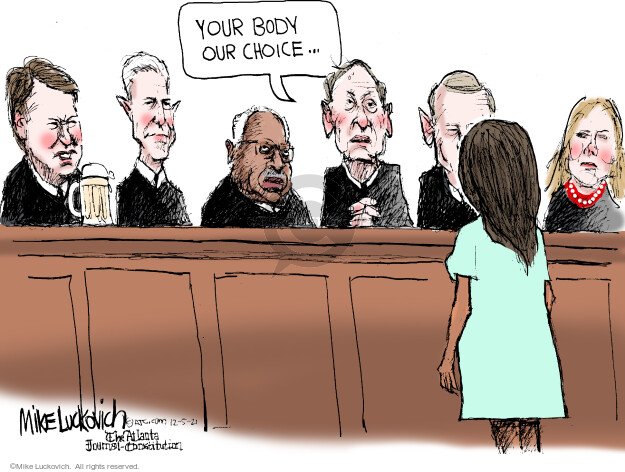 Mike Luckovich  Mike Luckovich's Editorial Cartoons 2021-12-05 reproductive
