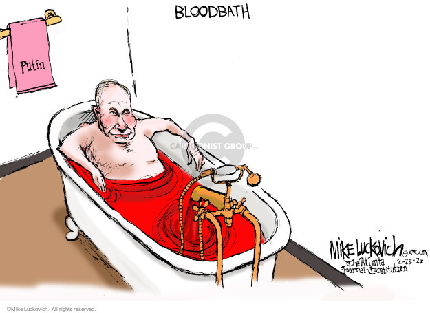 Mike Luckovich  Mike Luckovich's Editorial Cartoons 2022-02-25 international politics
