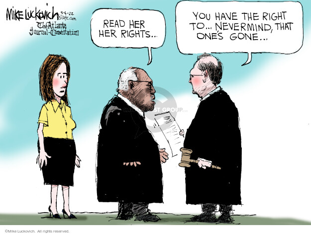 Mike Luckovich  Mike Luckovich's Editorial Cartoons 2022-05-04 Supreme Court