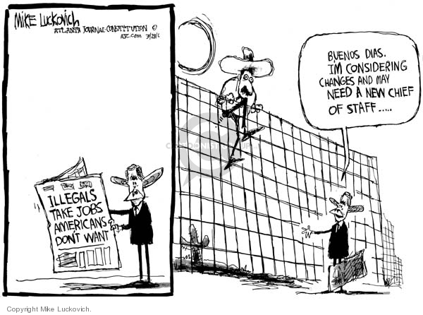 Mike Luckovich's Editorial Cartoons - Immigration Reform Editorial ...