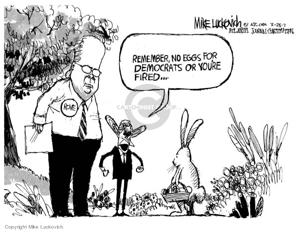 Mike Luckovich  Mike Luckovich's Editorial Cartoons 2007-03-28 democrat
