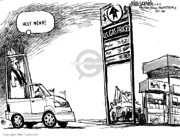 Mike Luckovich  Mike Luckovich's Editorial Cartoons 2008-04-16 gasoline