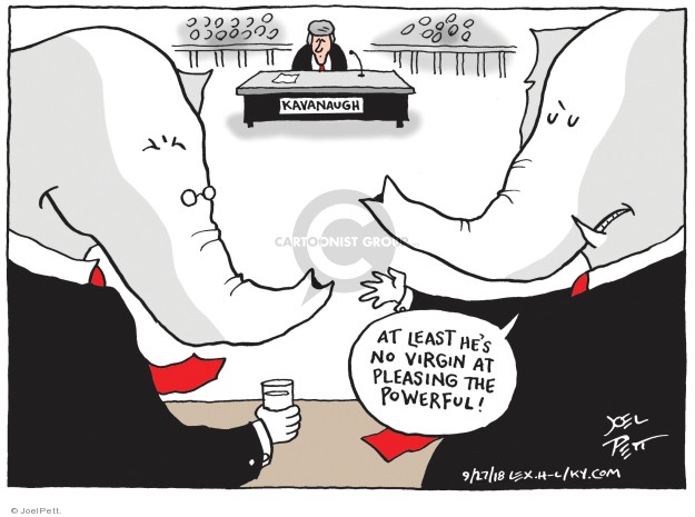 Joel Pett  Joel Pett's Editorial Cartoons 2018-09-27 justice system