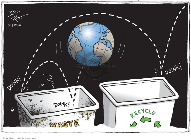 Joel Pett  Joel Pett's Editorial Cartoons 2019-06-14 recycle