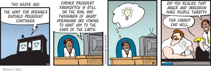 Comic Strip Darrin Bell  Rudy Park 2014-03-03 business owner
