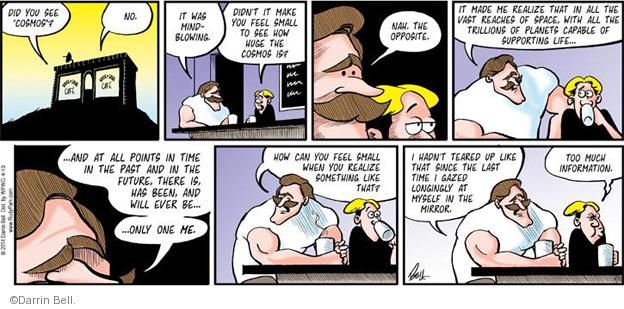 Comic Strip Darrin Bell  Rudy Park 2014-04-13 space time