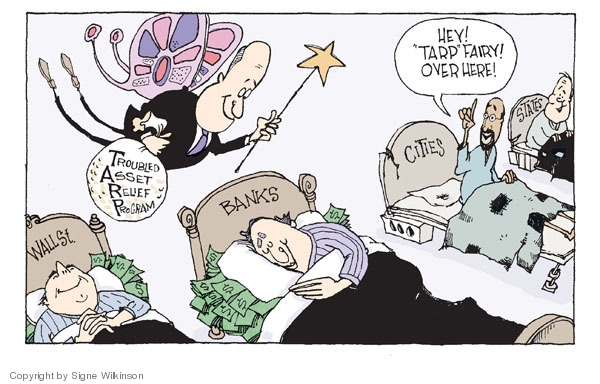 Signe Wilkinson  Signe Wilkinson's Editorial Cartoons 2009-01-22 out