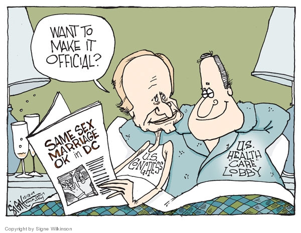Signe Wilkinson  Signe Wilkinson's Editorial Cartoons 2009-12-19 special interest group