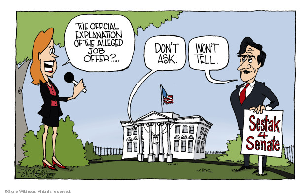 Signe Wilkinson  Signe Wilkinson's Editorial Cartoons 2010-05-27 Obama administration
