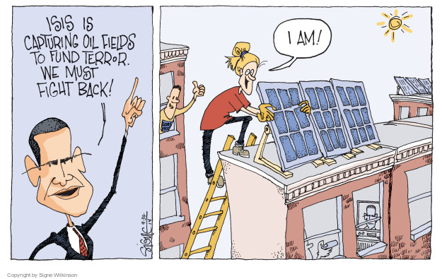 Signe Wilkinson  Signe Wilkinson's Editorial Cartoons 2014-09-30 energy policy
