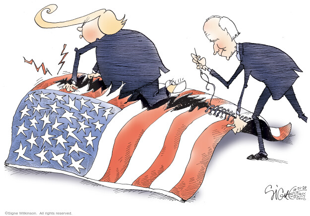 Signe Wilkinson  Signe Wilkinson's Editorial Cartoons 2020-10-30 presidential