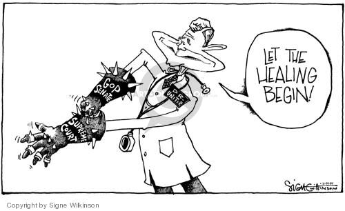 Signe Wilkinson  Signe Wilkinson's Editorial Cartoons 2004-11-04 presidential appointment