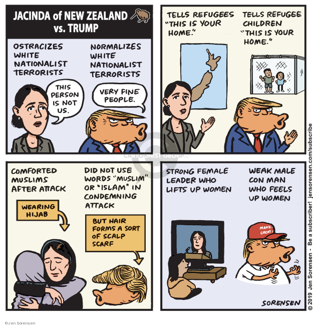 Jen Sorensen  Jen Sorensen's Editorial Cartoons 2019-03-19 gun violence