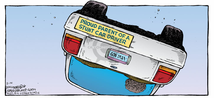 Comic Strip Dave Coverly  Speed Bump 2010-02-14 car accident