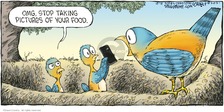 Comic Strip Dave Coverly  Speed Bump 2021-10-10 food
