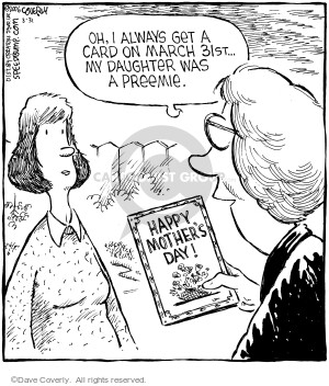 Comic Strip Dave Coverly  Speed Bump 2006-03-31 Mother's Day