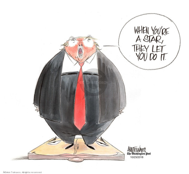 Ann Telnaes  Ann Telnaes' Editorial Cartoons 2018-10-23 republican president