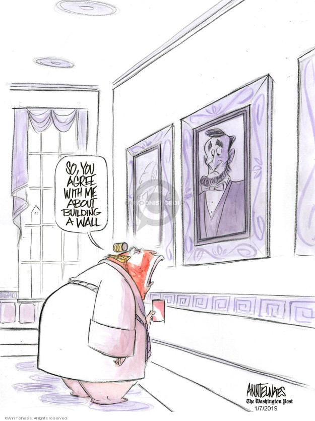 Ann Telnaes  Ann Telnaes' Editorial Cartoons 2019-01-07 republican president