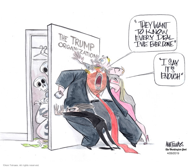Ann Telnaes  Ann Telnaes' Editorial Cartoons 2019-04-26 congressional oversight