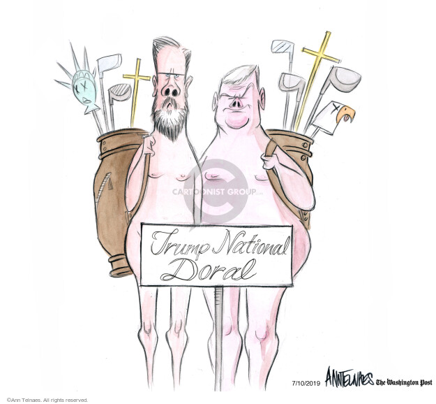 Ann Telnaes  Ann Telnaes' Editorial Cartoons 2019-07-10 christianity