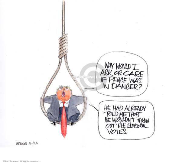 Ann Telnaes  Ann Telnaes' Editorial Cartoons 2021-02-12 Trump Impeachment