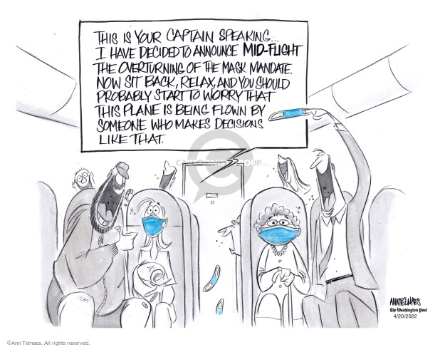 Ann Telnaes  Ann Telnaes' Editorial Cartoons 2022-04-20 viral