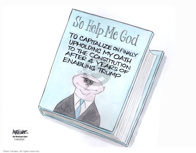 Ann Telnaes  Ann Telnaes' Editorial Cartoons 2022-07-26 Donald Trump
