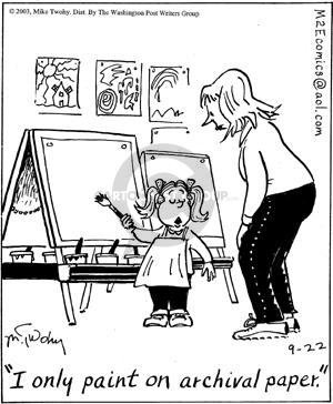 Comic Strip Mike Twohy  That's Life 2003-09-22 painter
