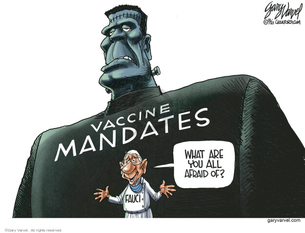 Gary Varvel  Gary Varvel's Editorial Cartoons 2021-08-16 medicine